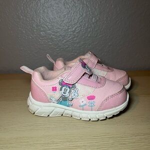Disney Pink Minnie Mouse Sneakers for Kids Size 6c toddler